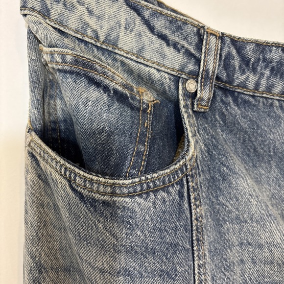 NWT boohooMAN Jeans Sz 46 Button Fly Plus Relaxed Rigid Ripped Carpenter Cargo - Picture 6 of 15